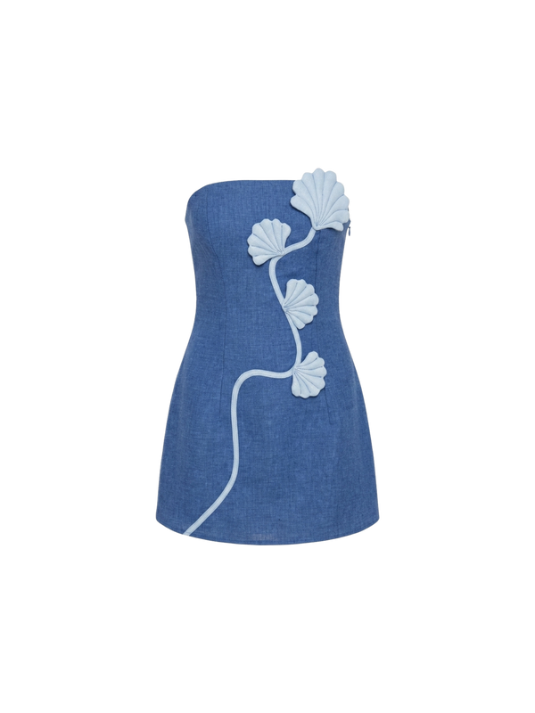 DANTE DRESS DEEP SEA BLUE