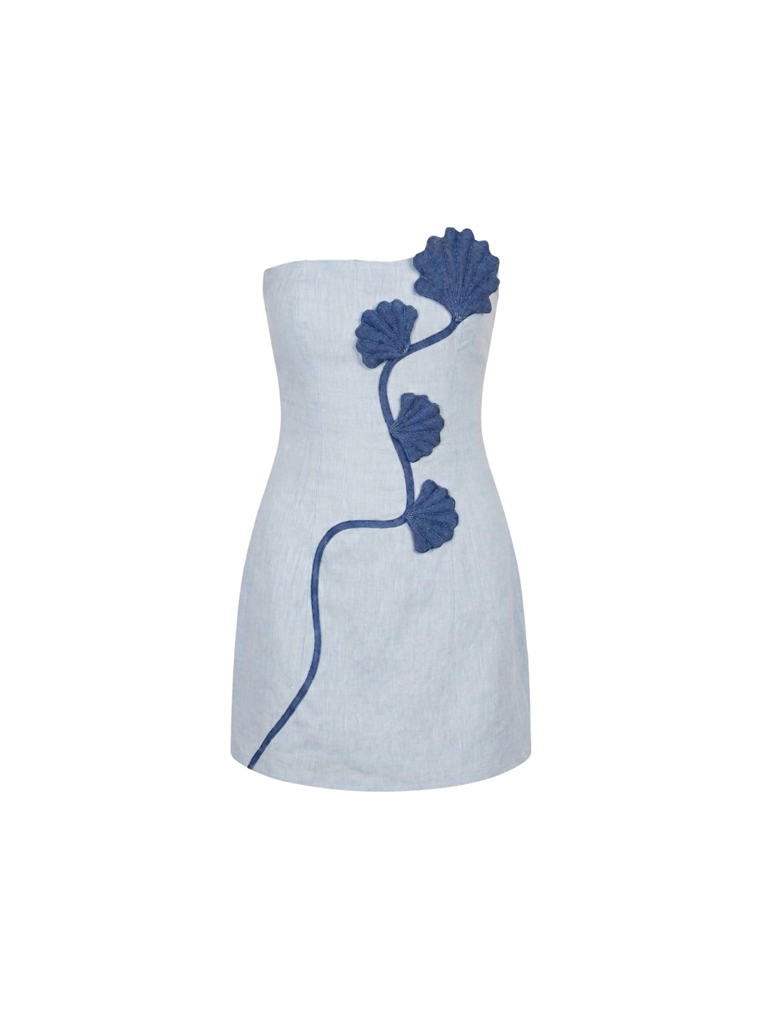 DANTE DRESS WAVE BLUE
