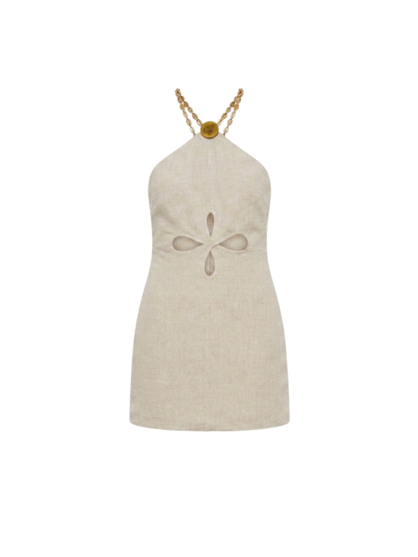 DREA DRESS BEIGE MELANGE