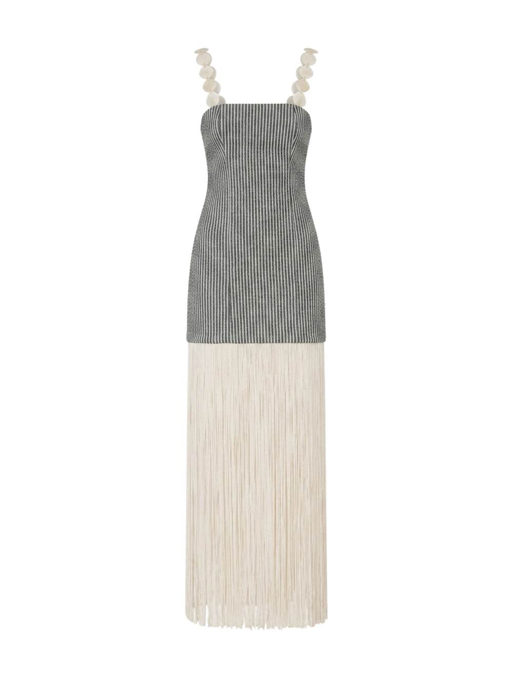 ELENA DRESS (CRMLTA GREEN STRIPES