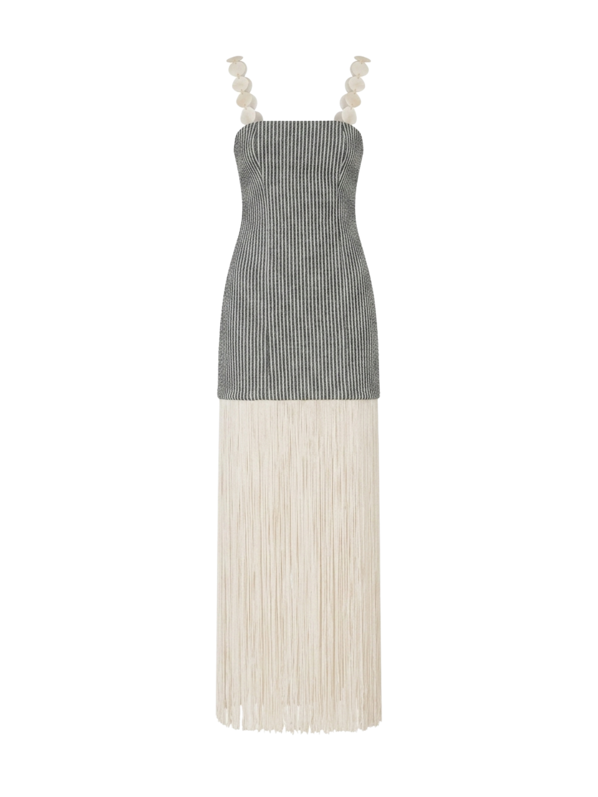 ELENA DRESS (CRMLTA GREEN STRIPES