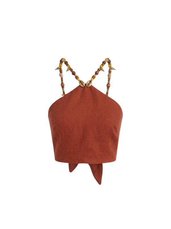 GIANA TOP SUNSET ORANGE