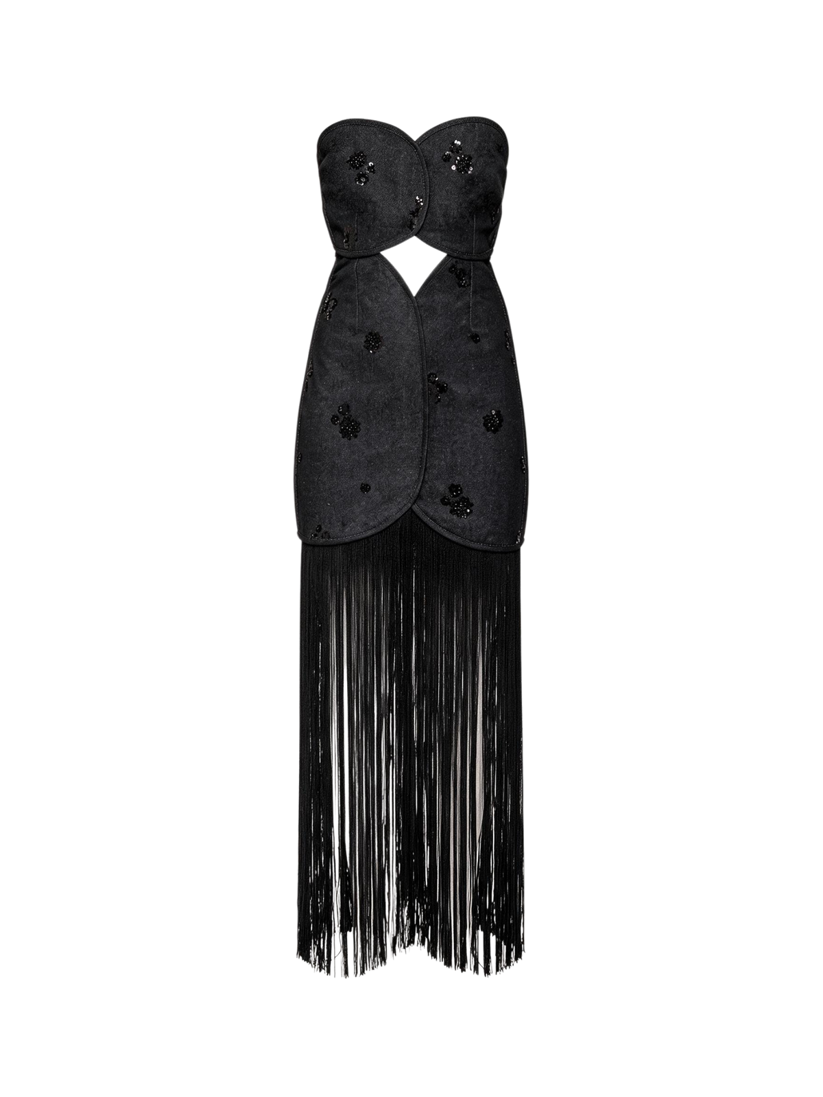 JOAQUINA DRESS DARK BLACK DENIM