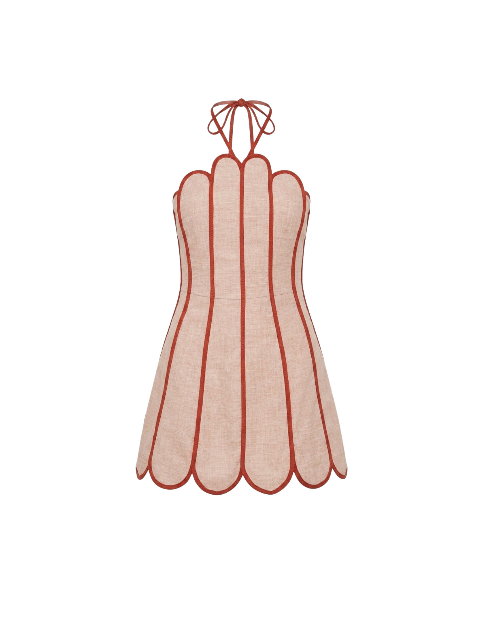 LENNY DRESS APRICOT ORANGE