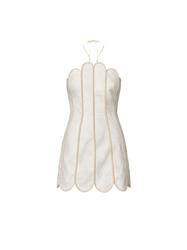LENNY DRESS IVORY SEASHELLS