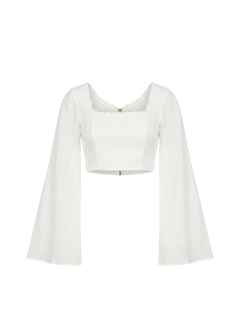 LOTUS TOP IVORY