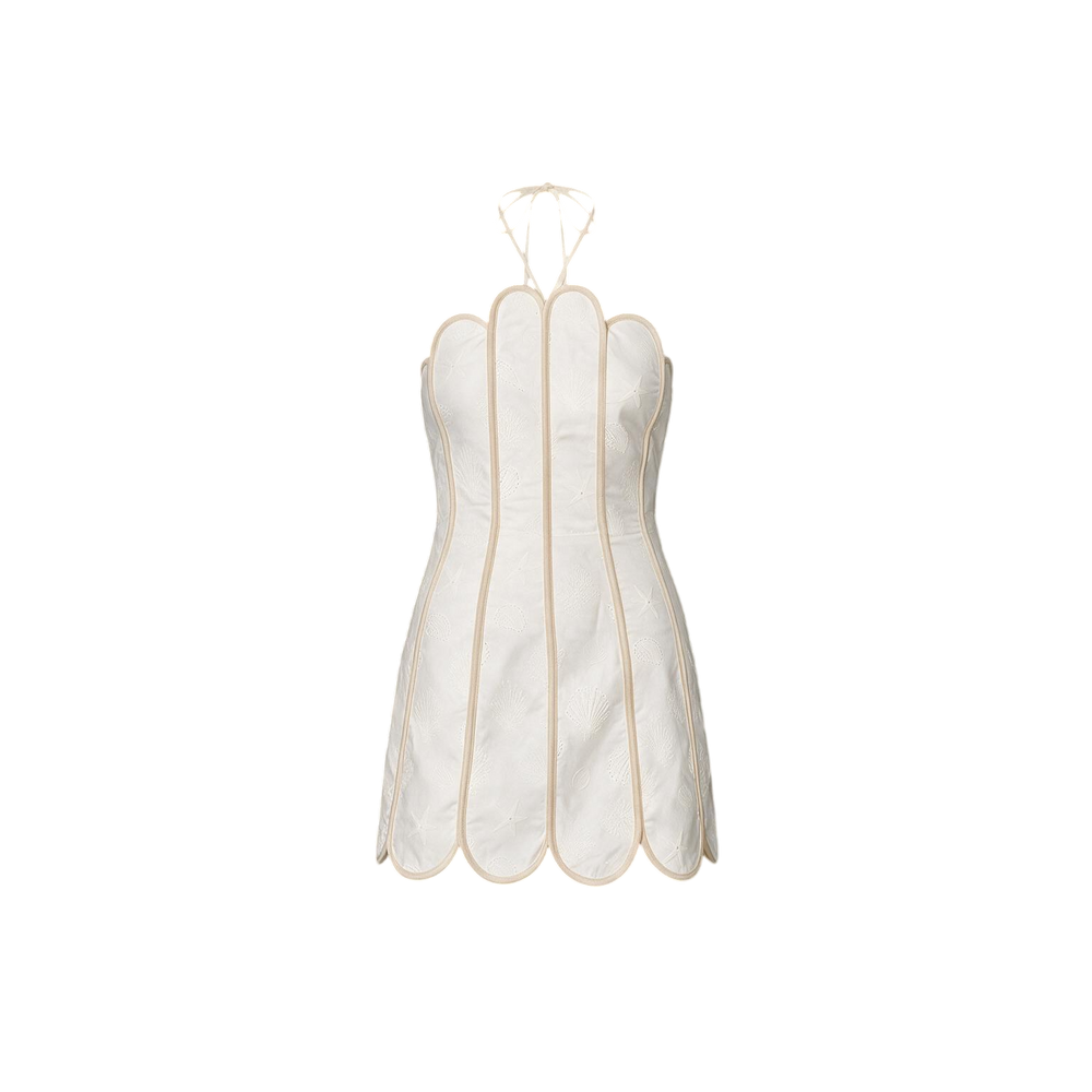 LENNY DRESS IVORY SEASHELLS