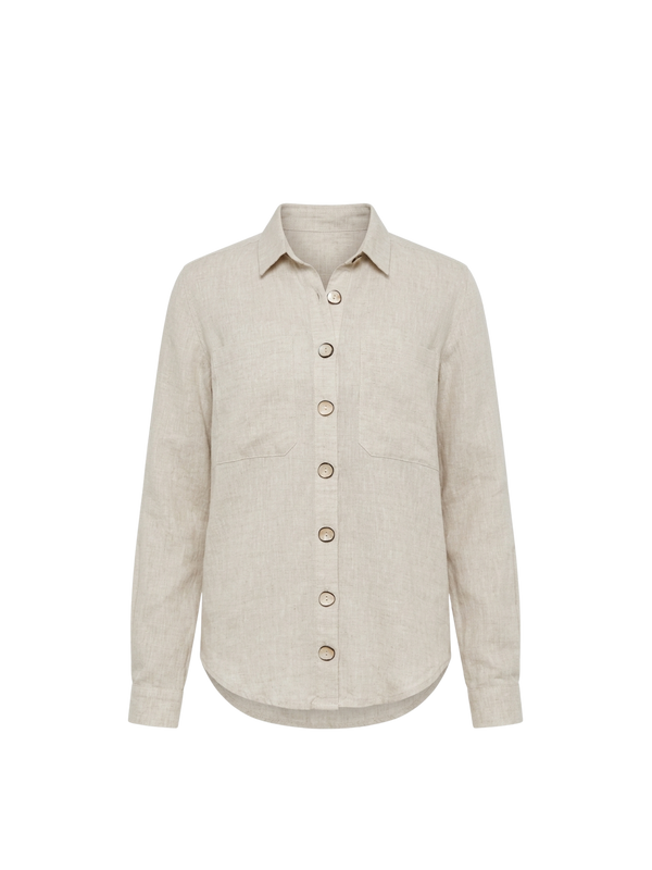 MALI SHIRT BEIGE MELANGE
