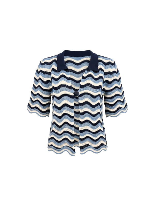 MARTINA TOP BLUE STRIPES