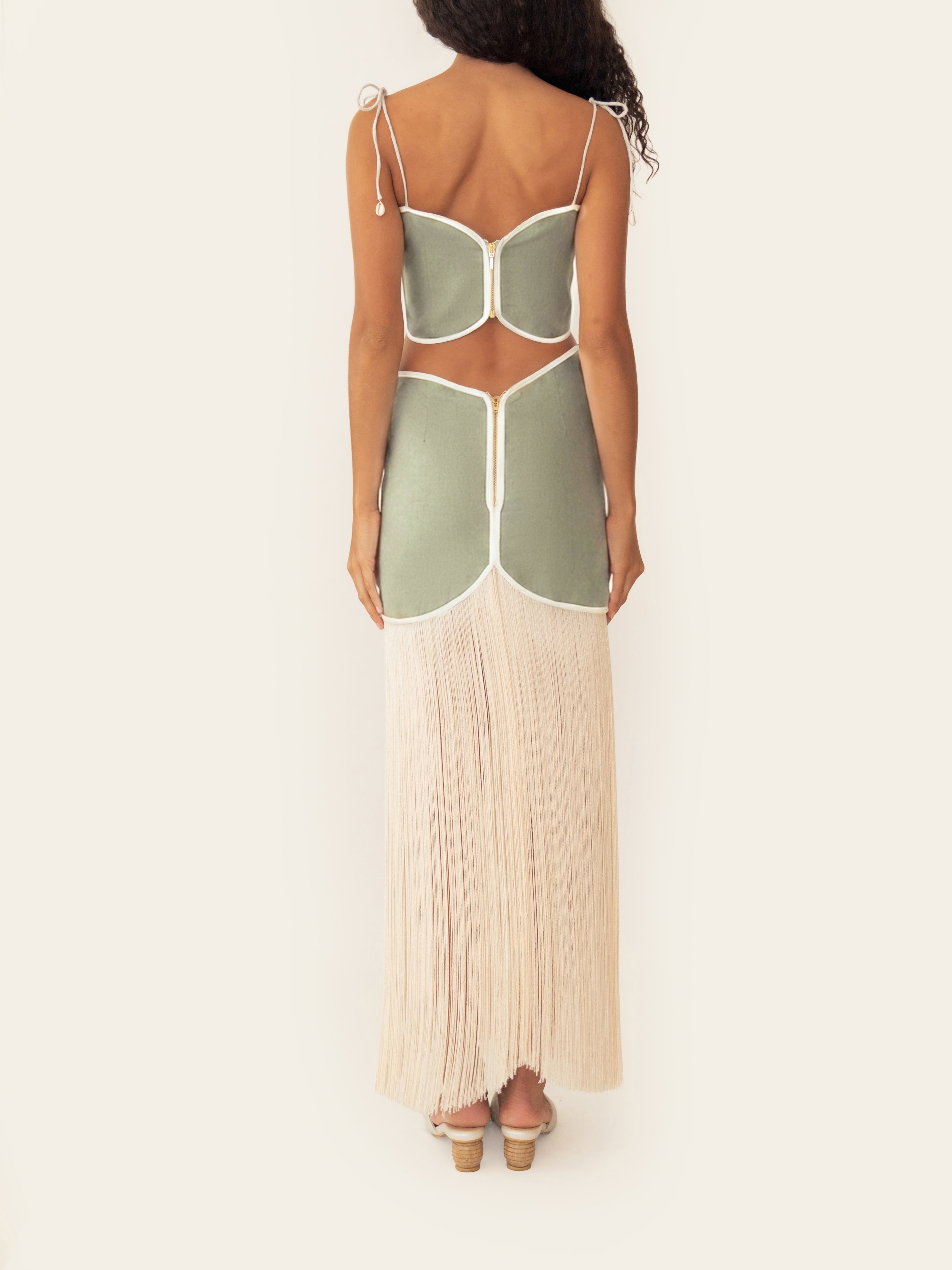 JOELLE SKIRT SEAFOAM GREEN