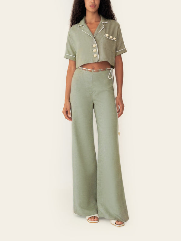 VERA PANT SEAFOAM GREEN