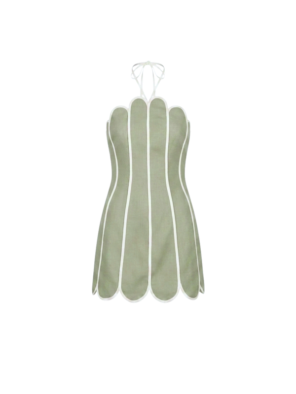 LENNY DRESS SEAFOAM GREEN