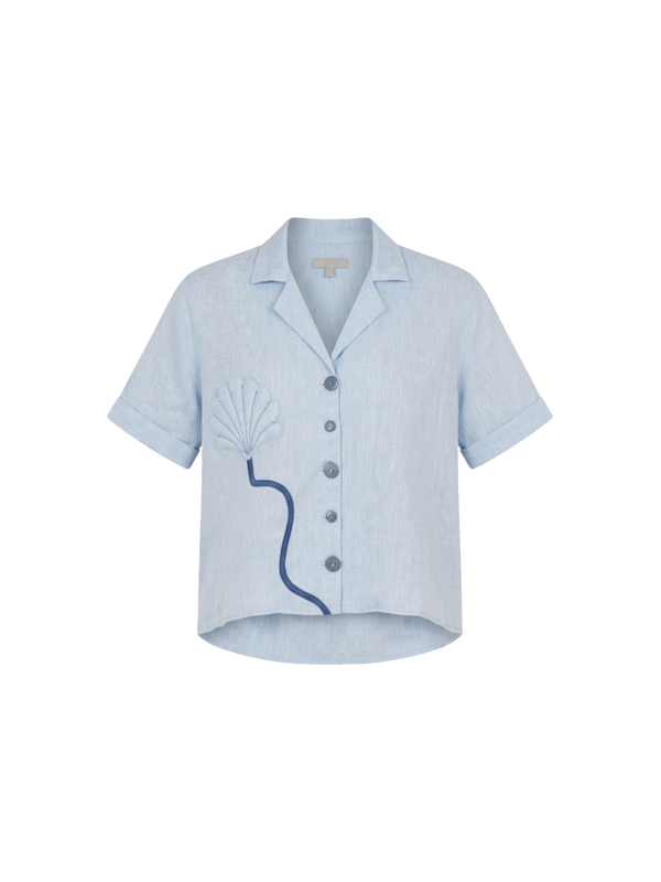 SACHA SHIRT WAVE BLUE