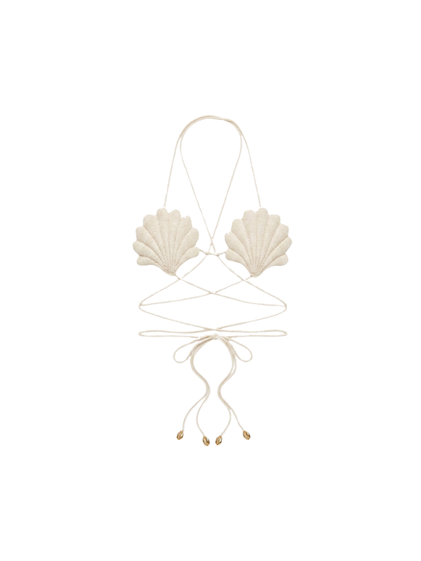 SILVANA TOP BEIGE MELANGE