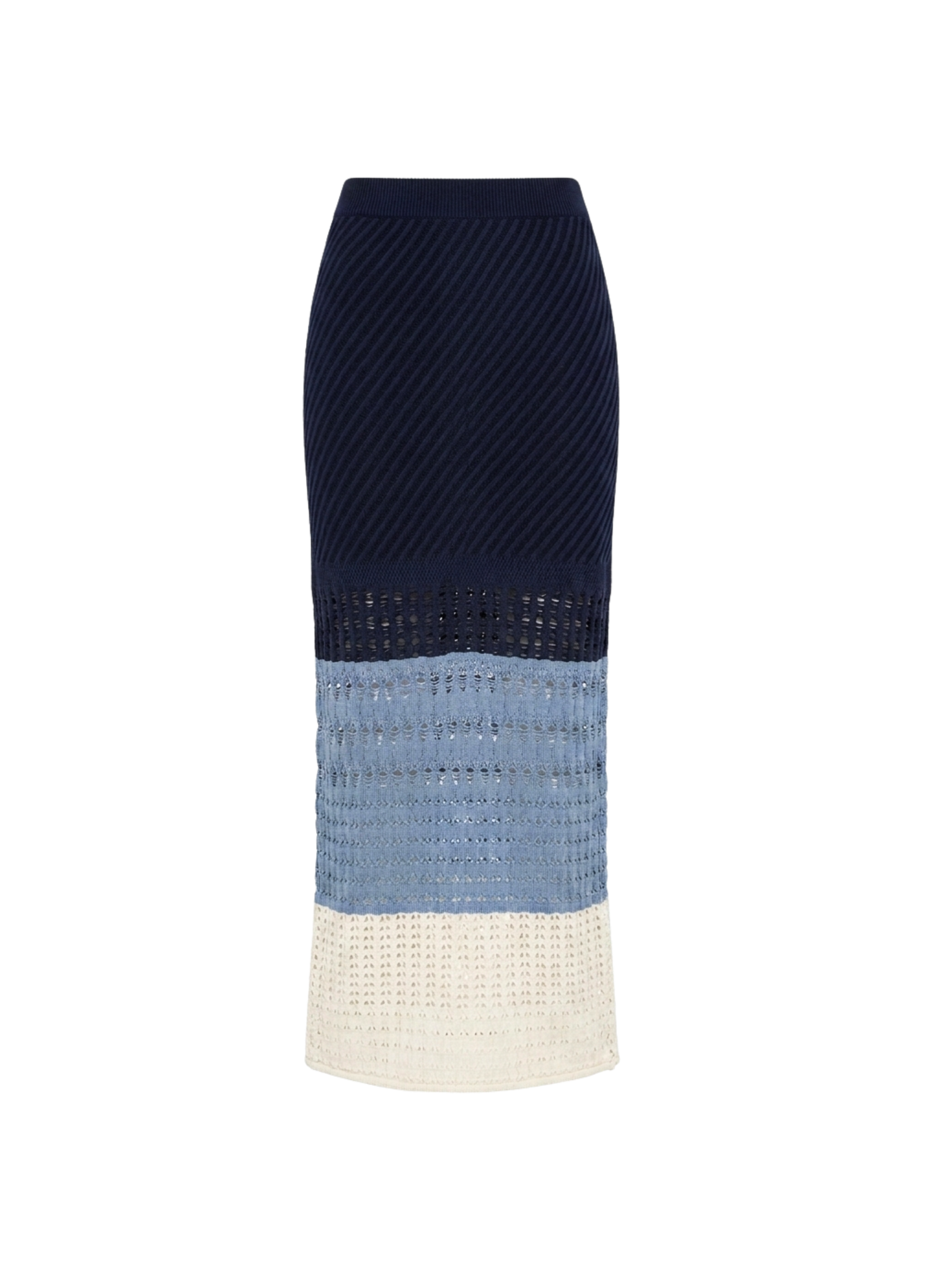 TOPANGA SKIRT (COQUINA) BLUE STRIPES